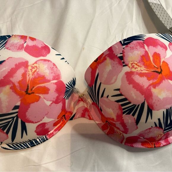 Daisy Fuentes floral T-shirt bra 42D NWT - Picture 2 of 5